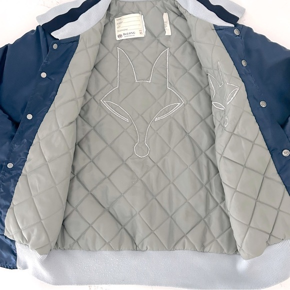 VINTAGE DeLONG SATIN FOX VARSITY JACKET - XS - Picture 3 of 10